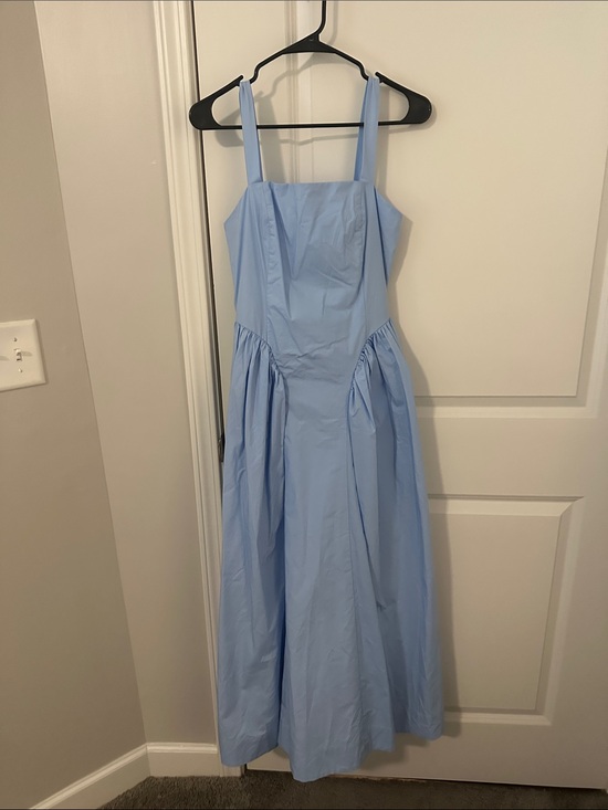 AlovesA Dresses & Skirts - Sleeveless Powder Blue Maxi Dress with Square Neckline